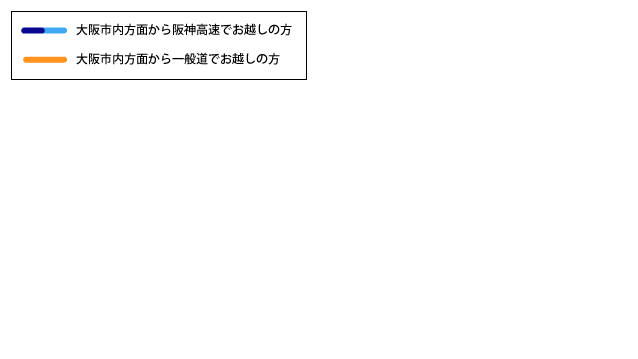 高井田工場までの経路